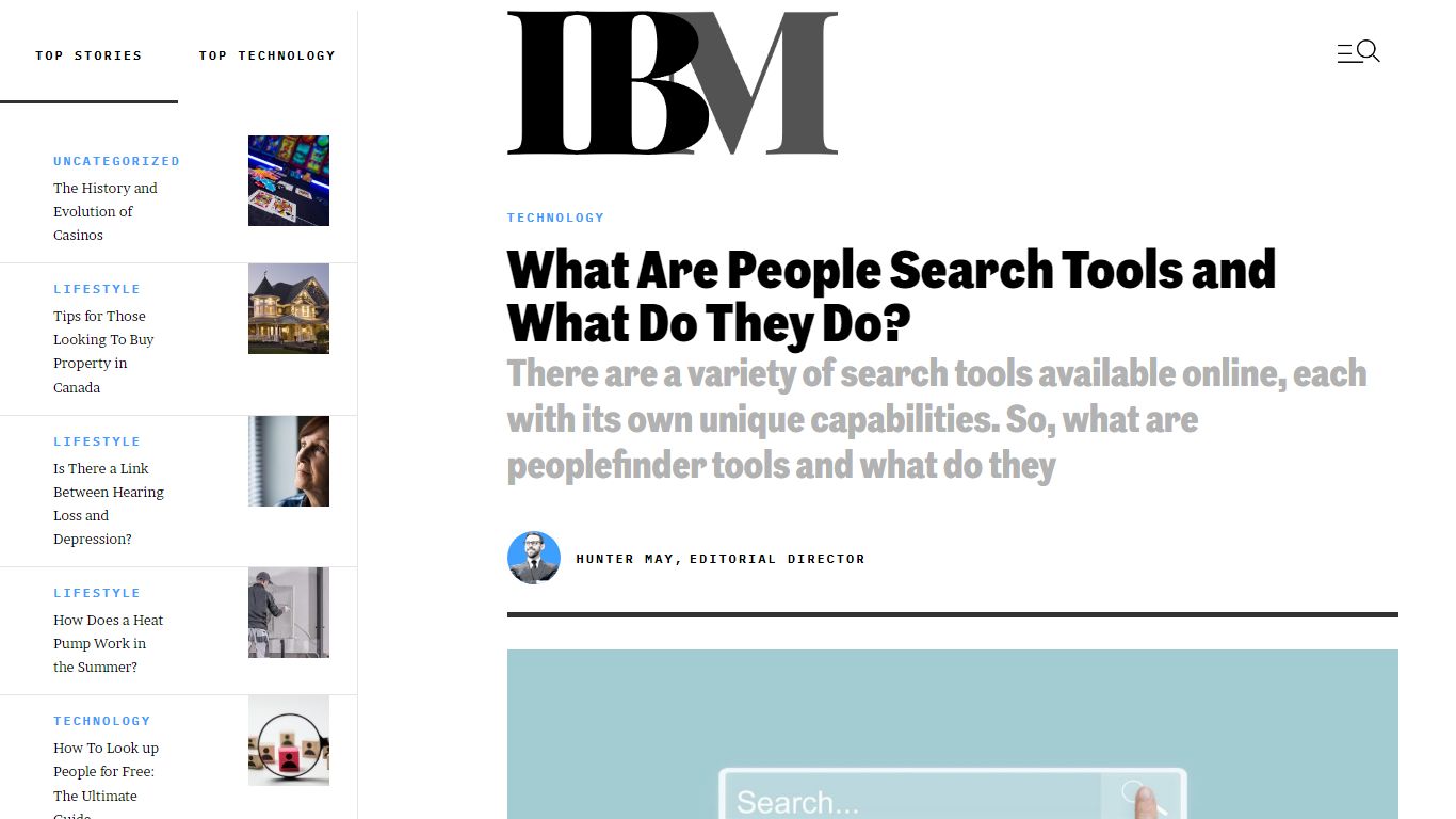 What Are People Search Tools and What Do They Do?